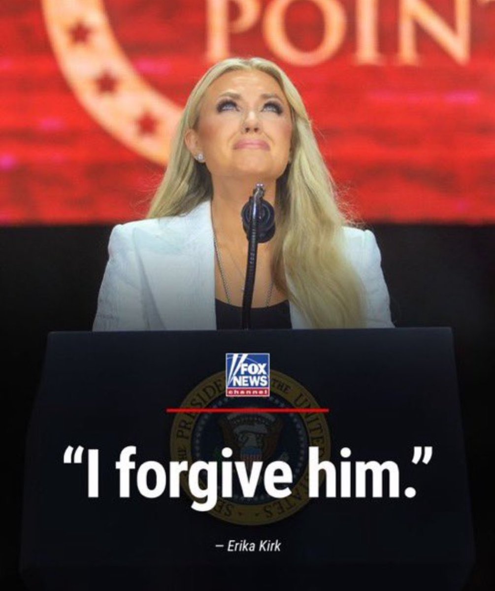 Imagine being an anon bro, fringe columnist, or goofy pastor shouting, “We need a Protestant Franco, more hatred, or a re-evaluation of Hitler for Christian revival in America!”

Then a grieving widow comes along and shows true faith to the world.