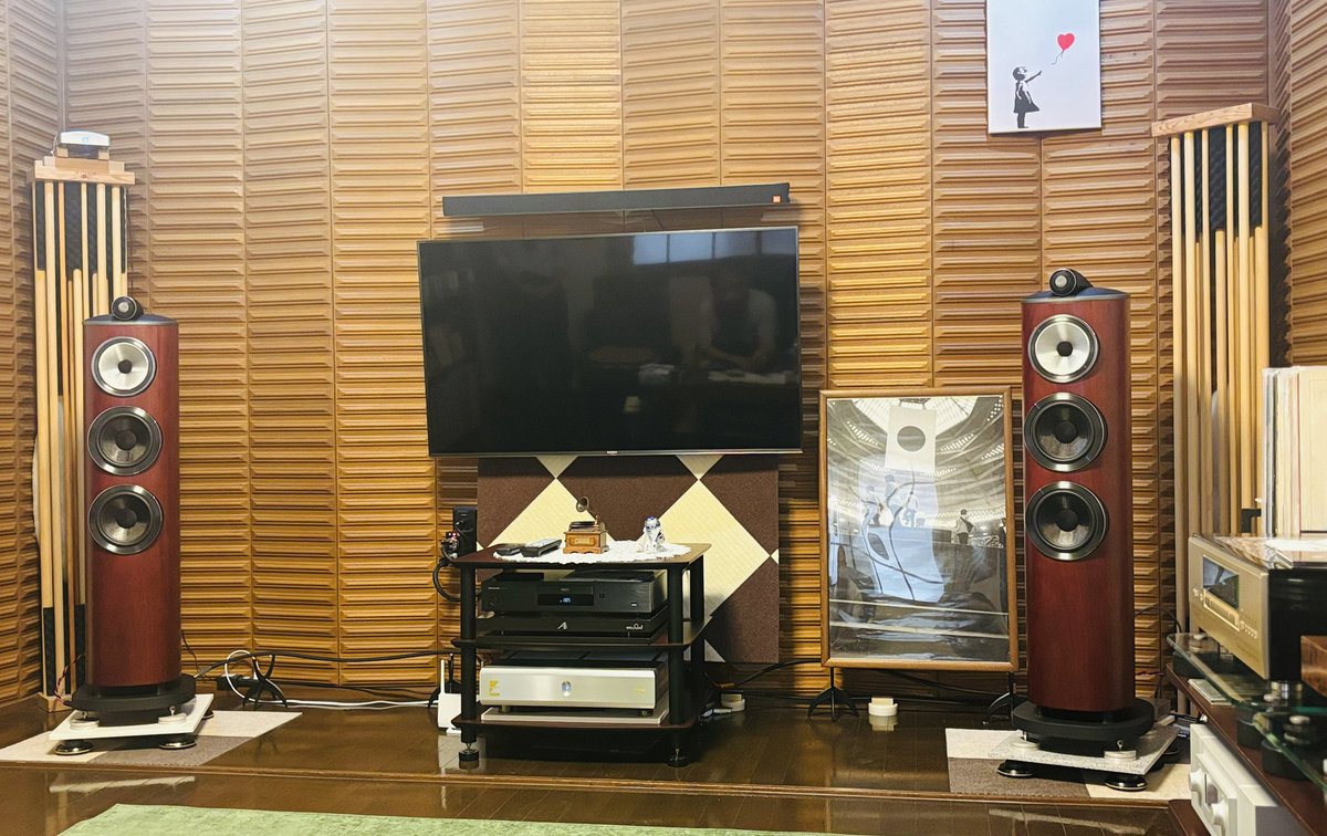 maxaudio_tw's tweet photo. 【小倉本店】
福岡県行橋市某所にB&amp;W804D4配達中！！
#マックスオーディオ　#maxaudio
#bw  #スピーカー　#804d4 https://t.co/uiEox1pKd5