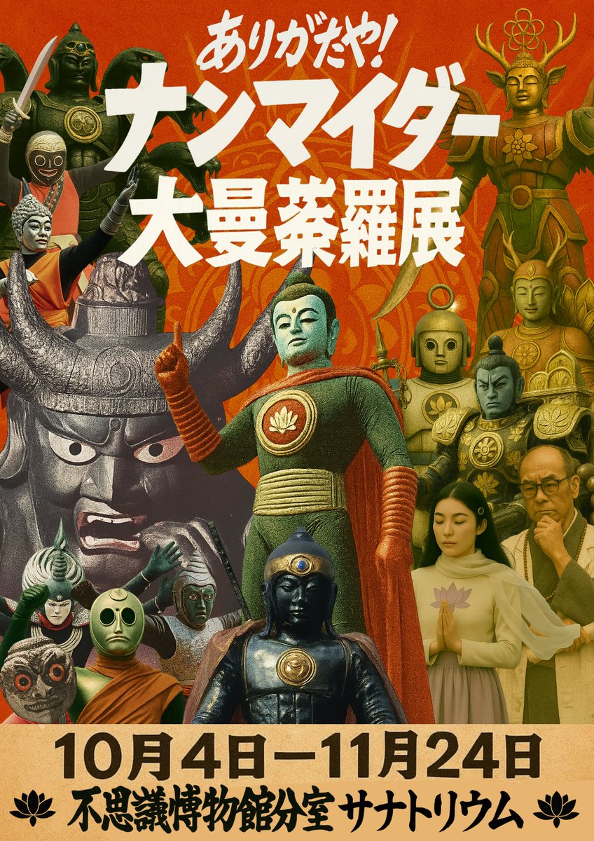 気分があがる集合写真 #仏造人間ナンマイダー