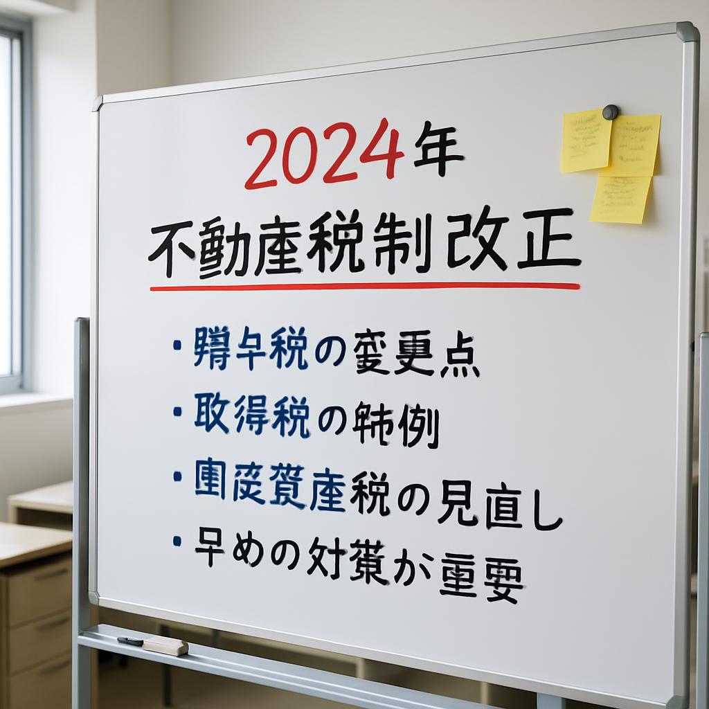 2024年不動産税制改正のポイントを解説。相続や売却を検討中の方は、早めに情報収集し専門家へ相談しましょう。損しないための知識、保存して活用ください。#不動産税制 #相続対策 #不動産売却
hannaryz.jp/news/detail/id…