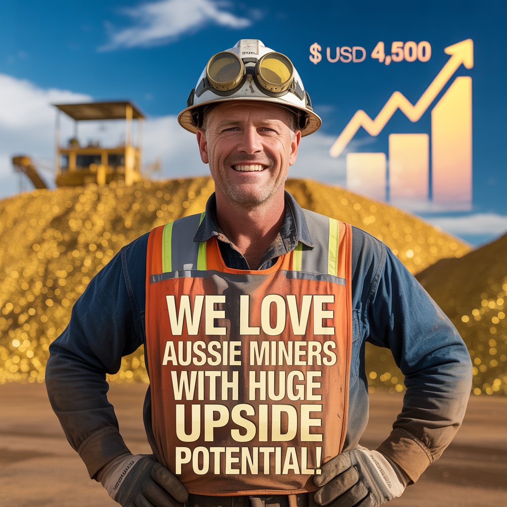 RiseHarvest's tweet photo. We love undervalued Aussie miners with huge upside potential! 🇦🇺 With gold at USD 4,500, companies like Regis (#RRL), Northern Star (#NST), and Greatland (#GGP) are set for big gains. 💰 Ready for that 4-6x return! #UndervaluedStocks #AussieMiners #Gold #Investing #MiningStocks https://t.co/TPKbMe7sOw