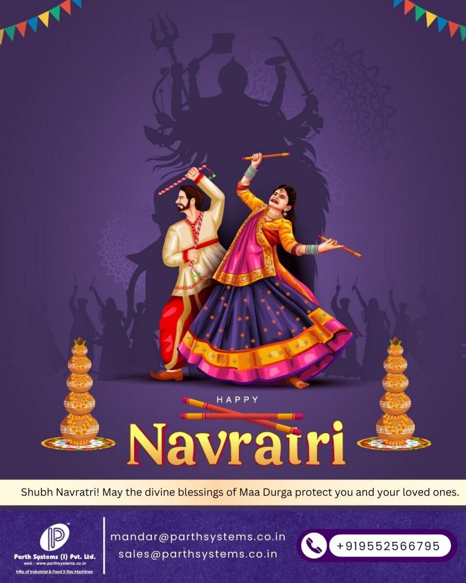 parsysipl's tweet image. सर्वमंगल मांगल्ये शिवे सर्वार्थ साधिके।
शरण्ये त्र्यंबके गौरी नारायणि नमोस्तुते॥

Wishing you a very happy Navratri, May Maa Durga, Maa Bhavani grant you immense power and knowledge 🙏🏻😄 

#Navratri #ParthSystems #Pune