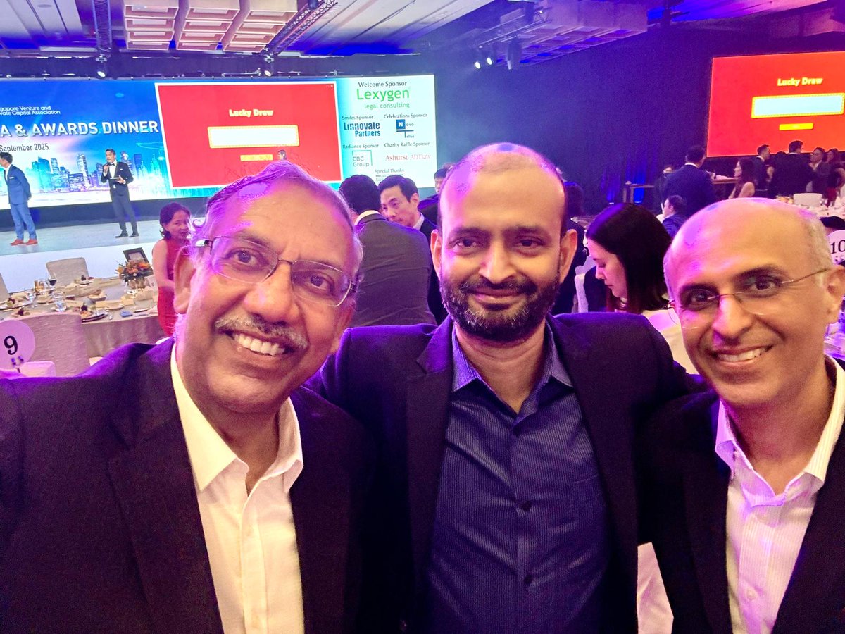 Last Thursday saw the Singapore Venture and Private Capital Association's 33rd Annual PE/VC Industry Awards and Gala 2025 being held at the Marina Bay Sands Convention Centre upon the conclusion of SuperReturn Asia 2025! It delights me to share that <a href="/LexygenGlobal/">Lexygen</a> was the Welcome