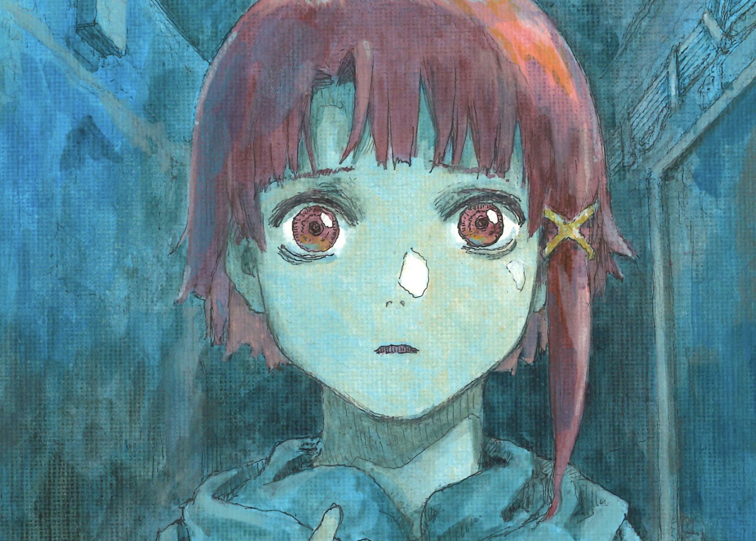 Lain アクリルスタンド ステッカー ピンバッジ／安倍吉俊 個展 円環帰