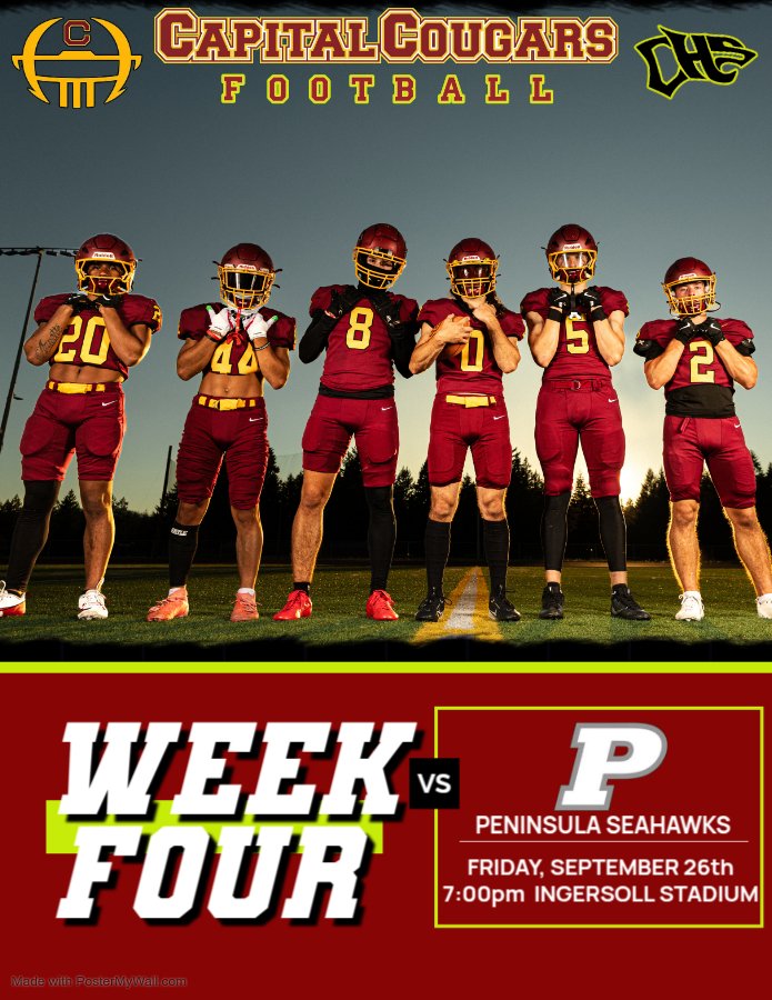 Week 4: League Play
🗓️- Friday, September 26th.
🕖- 7:00pm
📍- Olympia, WA
🏟️- Ingersoll Stadium
🆚- Peninsula Seahawks
Puget Sound League Opener.