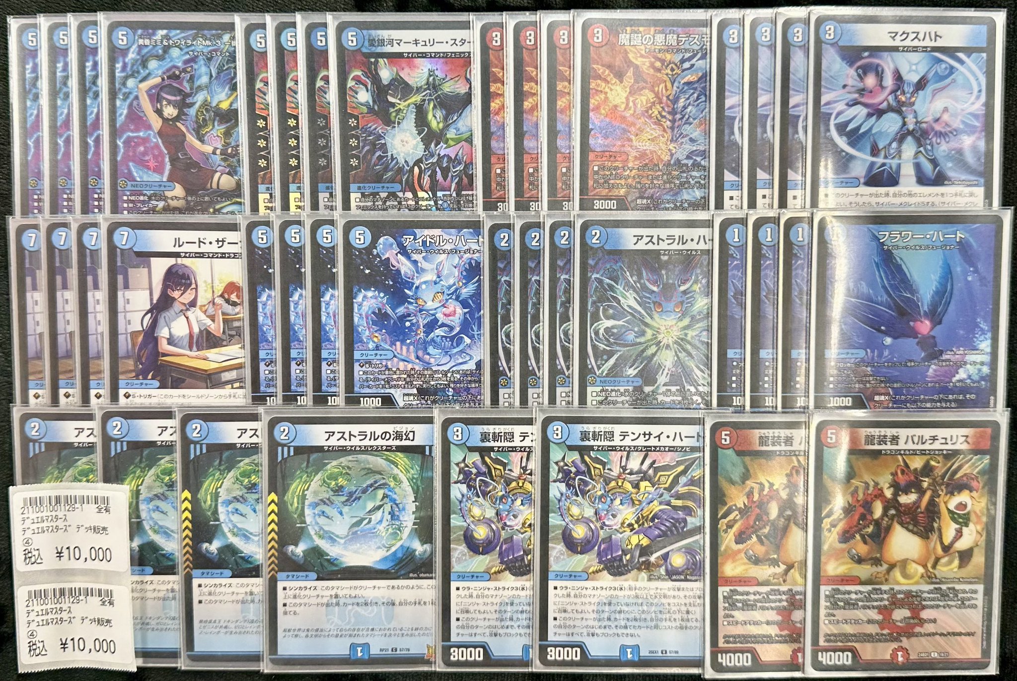 アグロサイバー& リース御代紅海デッキセット デュエルマスターズ アグロサイバー デッキ デュエルマスターズ