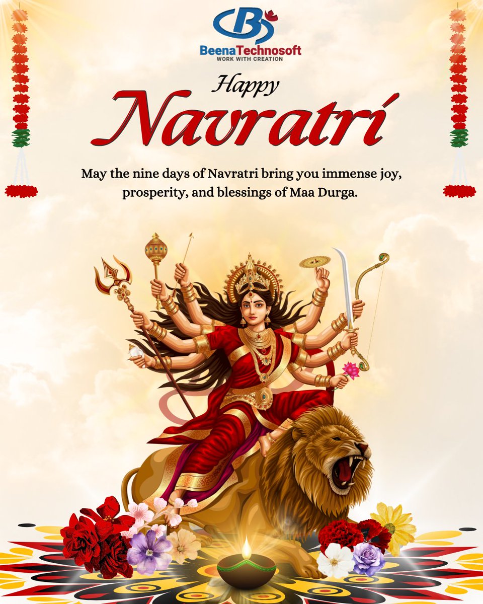 beenatechnosoft's tweet image. 🌸✨ Happy Navratri! ✨🌸
May these 9 nights of devotion bring new energy, prosperity &amp;amp; growth to you and your business. 🚀💻

#HappyNavratri #BeenaTechnosoft #FestivalOfJoy #DigitalGrowth #Innovation #Navratri2025