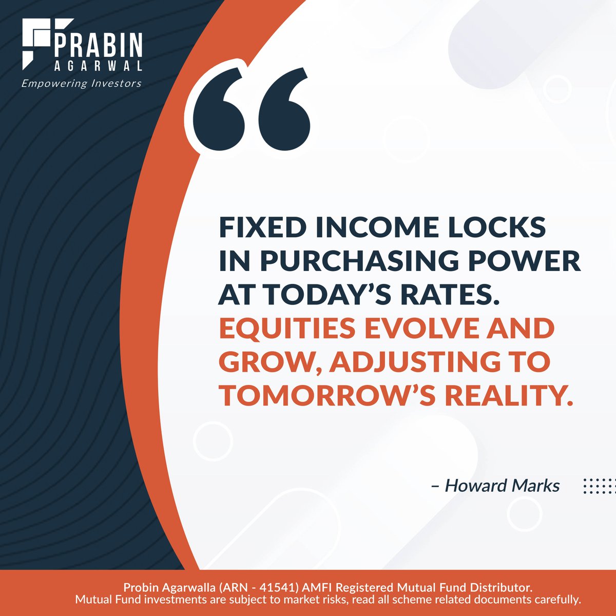 Growth isn’t locked - it grows with time. Stay disciplined, stay invested.
𝐖𝐚𝐧𝐭 𝐭𝐨 𝐛𝐞𝐠𝐢𝐧 𝐲𝐨𝐮𝐫 𝐨𝐰𝐧 𝐣𝐨𝐮𝐫𝐧𝐞𝐲 𝐨𝐟 𝐓𝐫𝐮𝐬𝐭?
📞9647855333
🌐prabinagarwal.com
#thoughtfortheweek #investwithprabin #LongTermFocus #prabinagarwal #EmpoweringInvestors