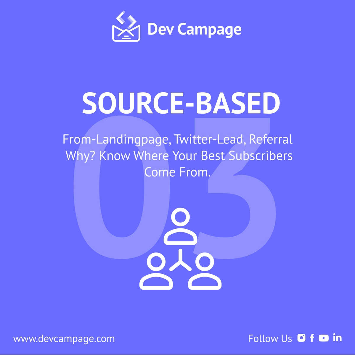 DevCampage's tweet image. Stop sending the same email to everyone 🛑
Use smart tags to segment your list:
🏷️ Role-based
🏷️ Source (landing page, Twitter, etc)
🏷️ Activity (clicked, opened)
🏷️ Plan-level
🏷️ Campaign name
DevCampage makes tagging easy 💡
#mcubeinfotech #devcampage #emailtools