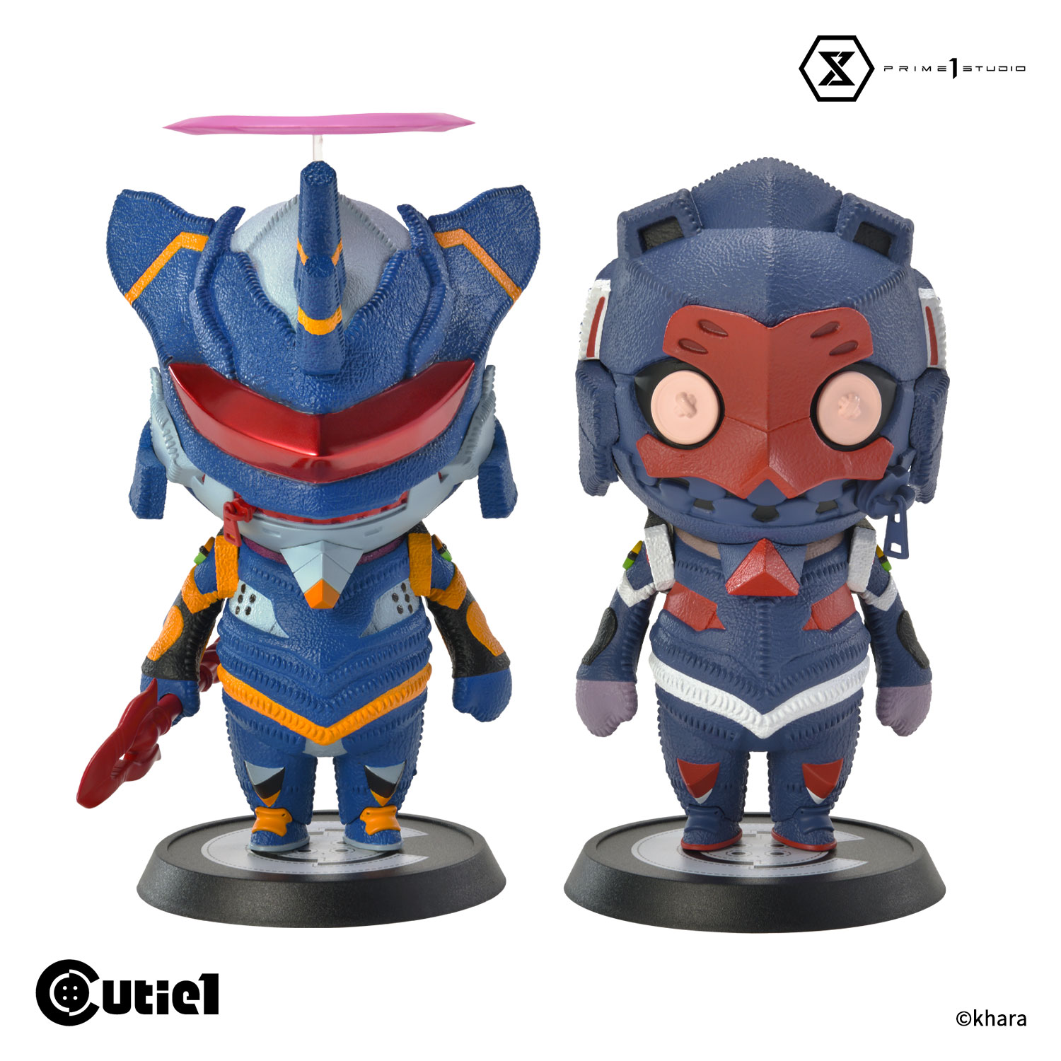アニメキャラクター ミニフィギュア エヴァンゲリオン　まとめ売り 全高83cm！大人気のCutie1『エヴァンゲリオン初号機』がXLサイズ