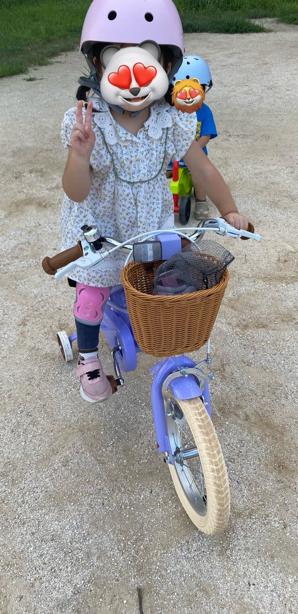 プリキュアと息子✨

自転車と娘🚲

ということで本日出港です🚢

探さないで下さい。