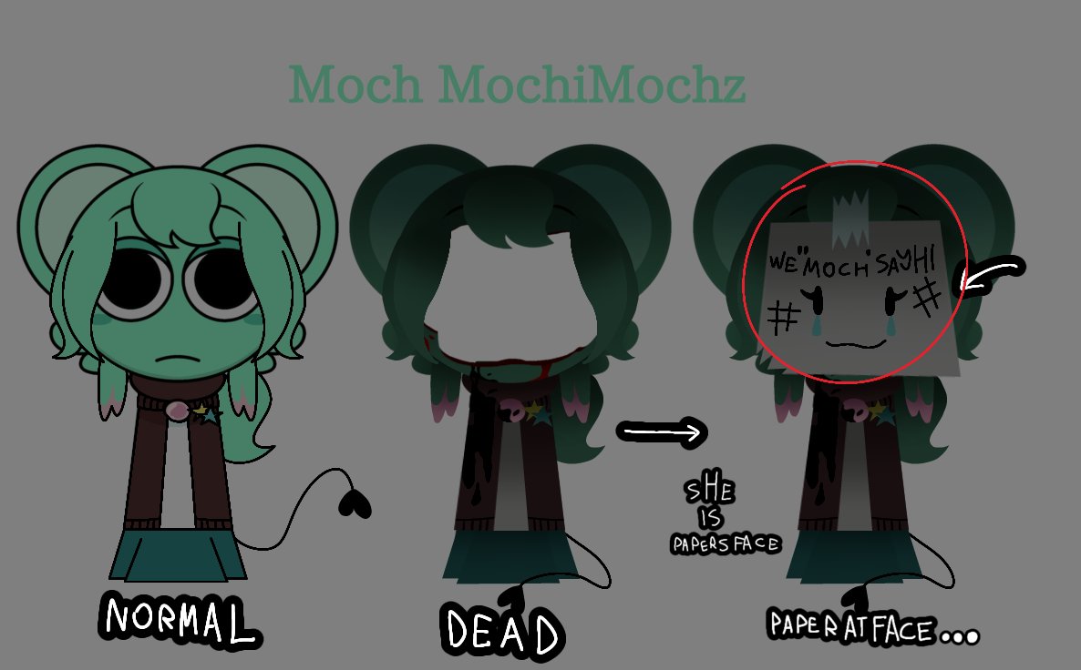 ZOM_ZUN's tweet image. Haven't to Moch in Mochi like it
#Moch #sprunki #sprunkioc #SprunkiFanart