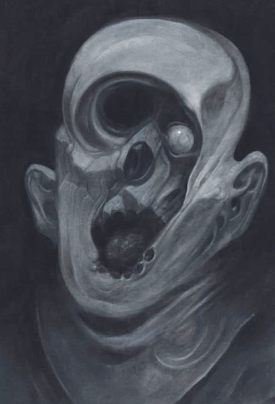 "Into The Abyss VI"
Oil on gessoed paper  9.7" x 13.7" / 24.6 x 33 cm.