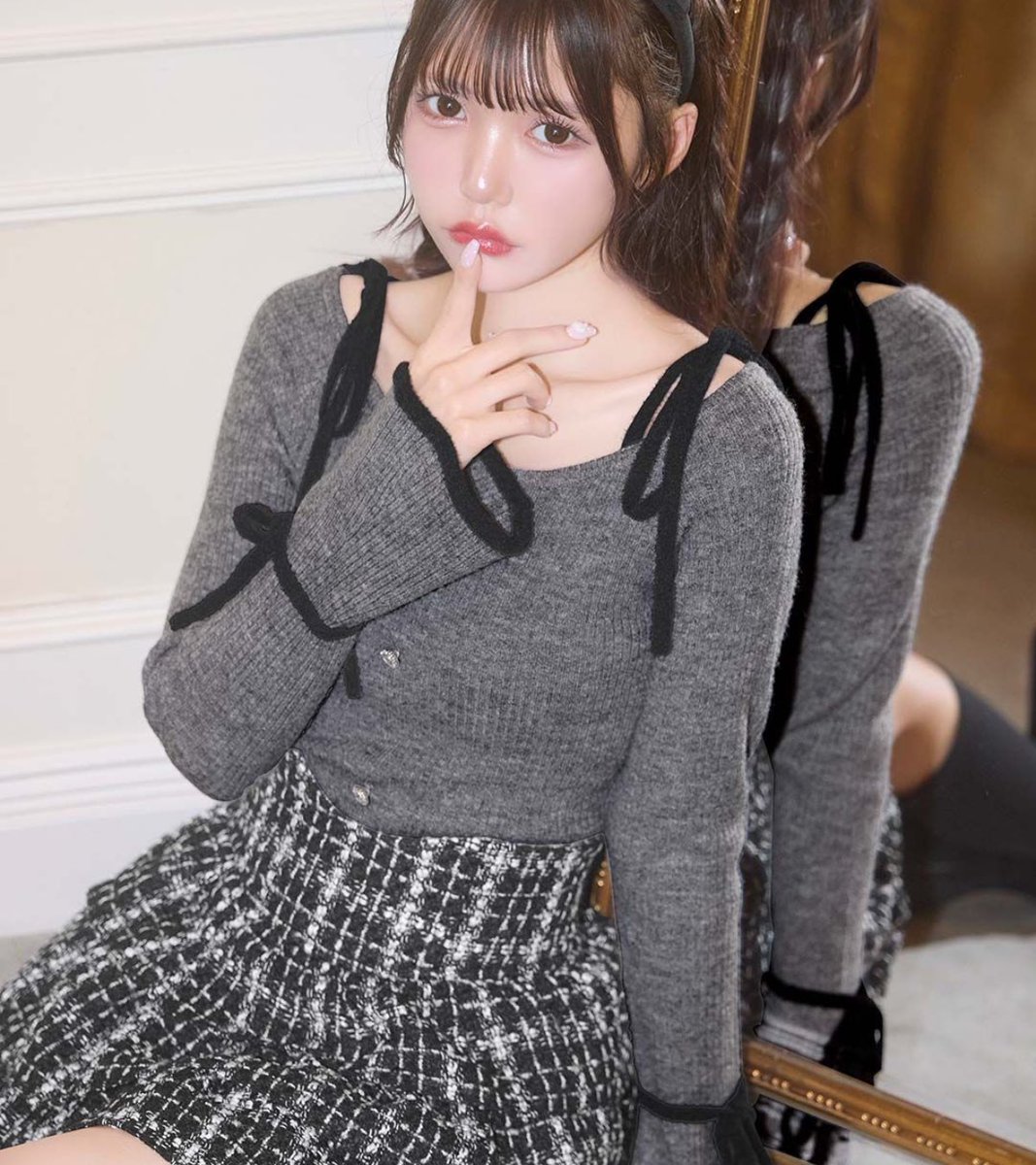 ミシェルマカロン リボンフレアスリーブトップス 𝐂𝐨𝐦𝐢𝐧𝐠 𝐮𝐩 𝐧𝐞𝐱𝐭…❤︎ 】 ⠀ 明日9/22(mon)12:00~発売ITEM