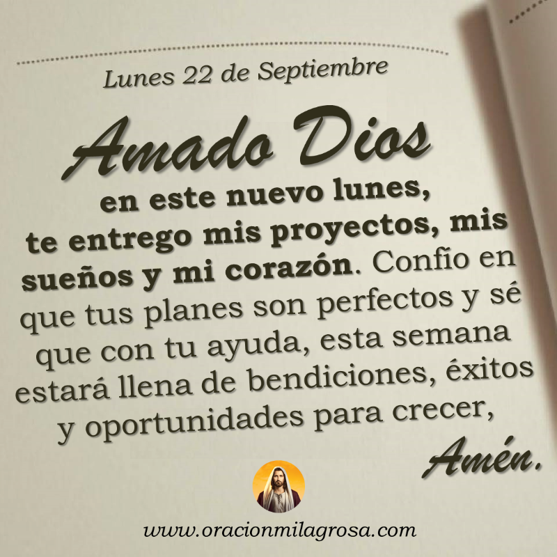 oracion_milagro's tweet photo. Oración para el lunes 22 de septiembre de 2025: https://t.co/Mj819Tw7xV