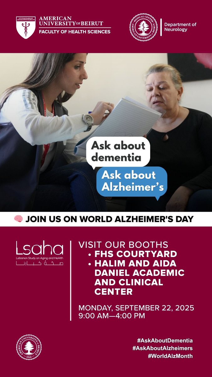 Faculty of Health Sciences at AUB tweet media