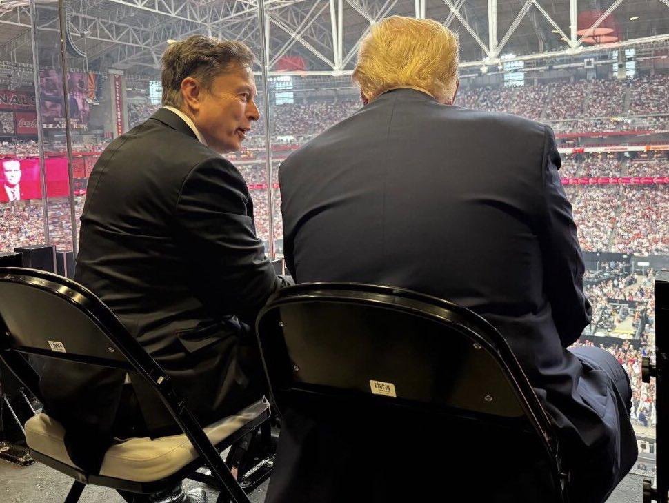 If you could give a message to Elon Musk and President Trump right now, what would it be?