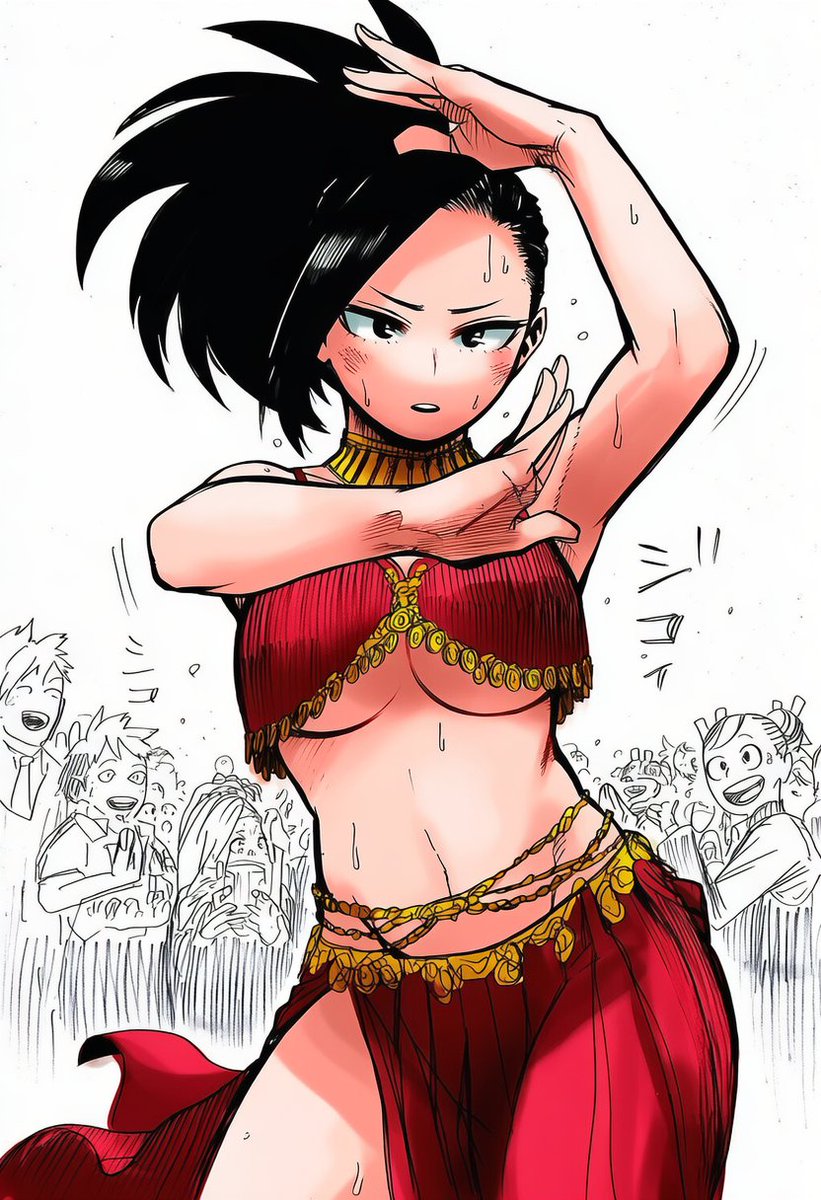 余興で踊る八百万百