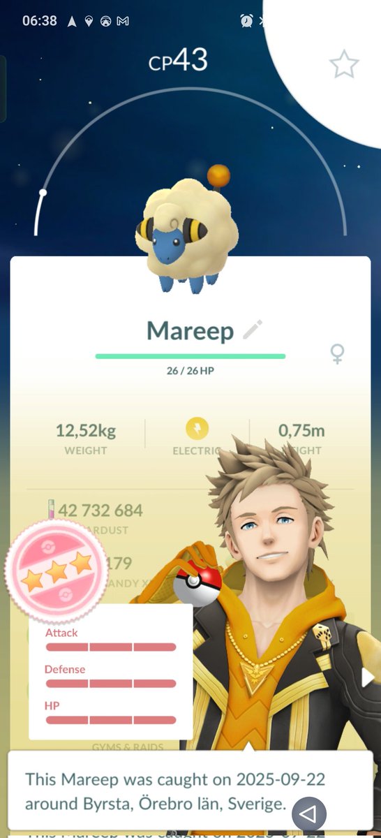 IAmStrand_PoGo's tweet image. Finally got my first hundo sheep
Maxed out direct