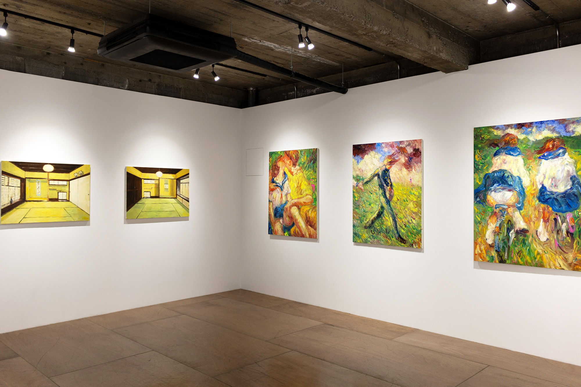 吉岡正人、『夜が降りてくる』、希少画集より、状態良好、新品木製額・額装付 2025年最新】Yahoo!オークション -吉岡正人の中古品・新品・未