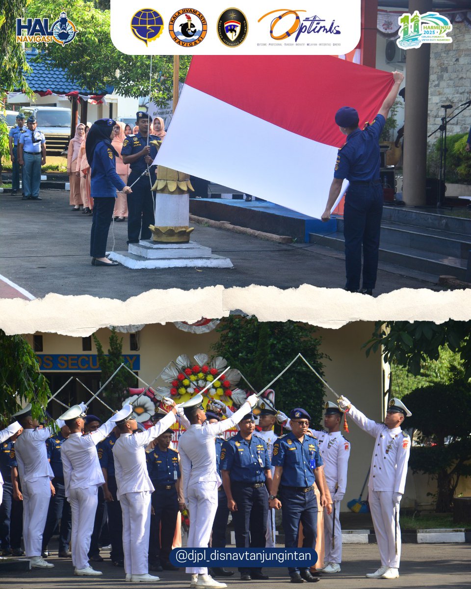 disnav_cilacap's tweet photo. Upacara Peringatan Hari Menara Suar 2025 digelar di Distrik Navigasi Tanjung Intan dengan penuh khidmat, semakin semarak dengan penampilan Pedang Pora dari SMK Nasional Purwokerto serta pembacaan puisi yang menghadirkan nuansa kebanggaan dan inspirasi. https://t.co/PezMEaDzdE