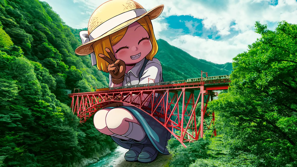 保羅·班揚現身黑部峽谷