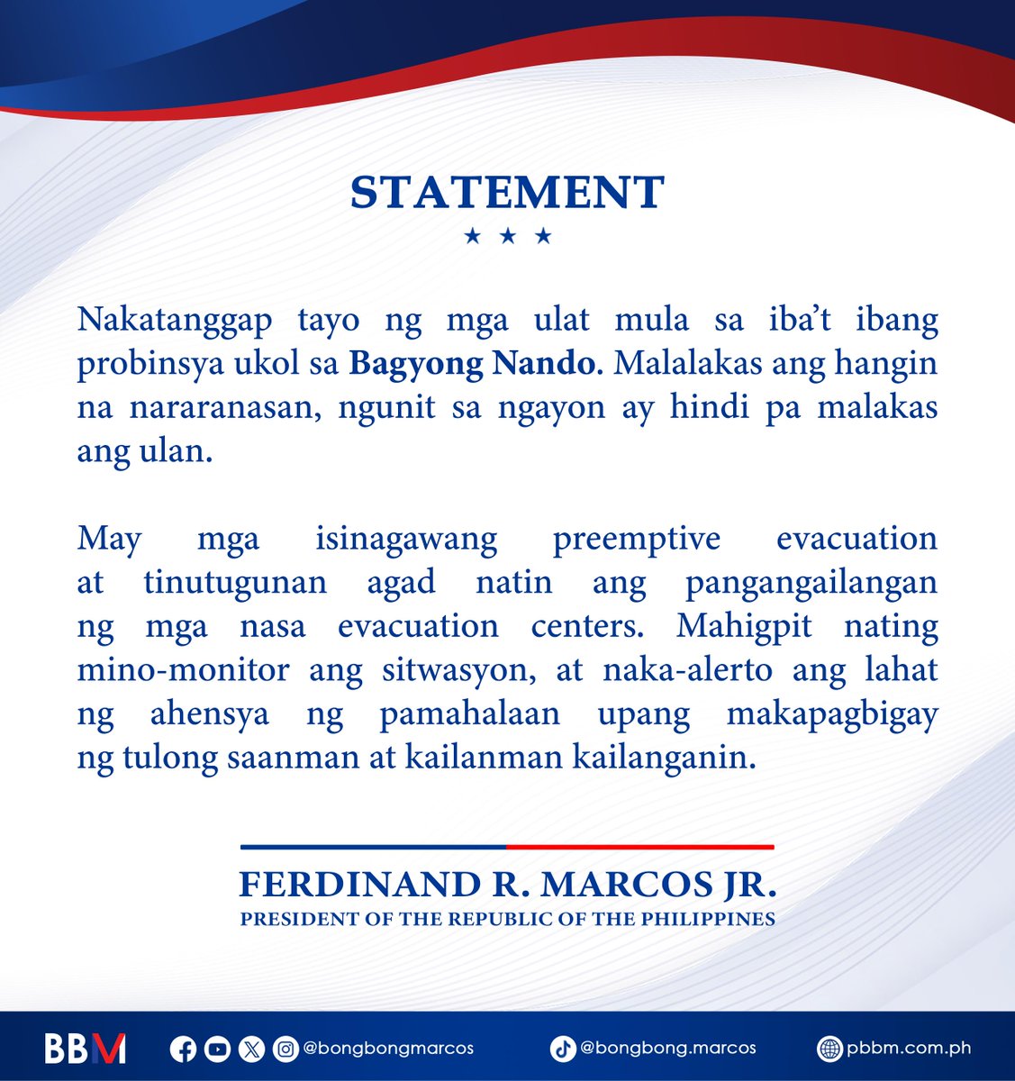 Bongbong Marcos tweet media