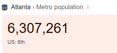 I always find it funny when New Vtubers act like I've doxxed myself when I reveal I'm from the Atlanta region...

Like, I did not. There's 6 million people, good luck finding me mate.