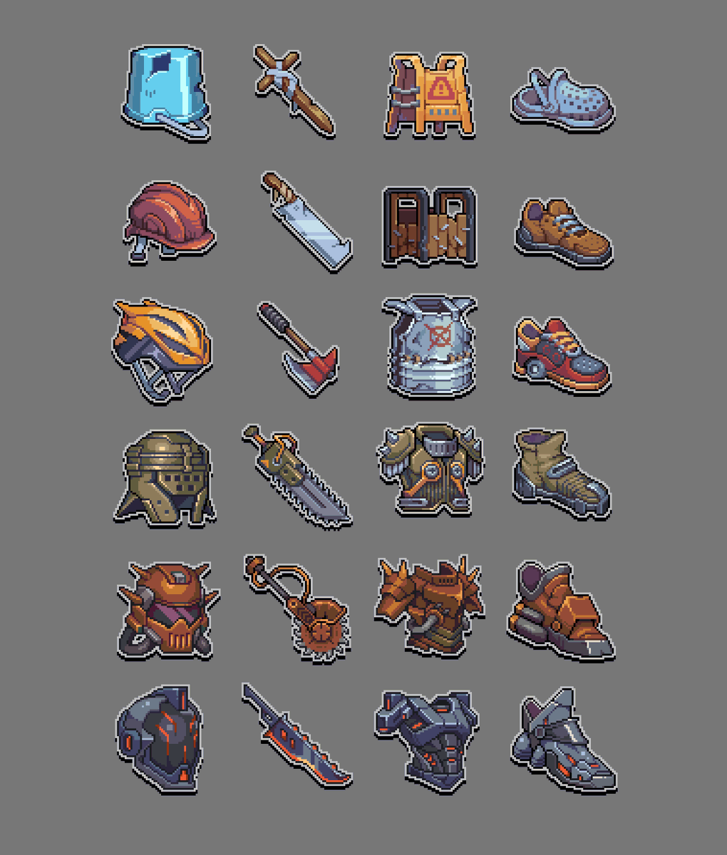 YSH_riverbird's tweet photo. 一些库存 #pixelart #ドット絵 https://t.co/swzOSZZ7Ij