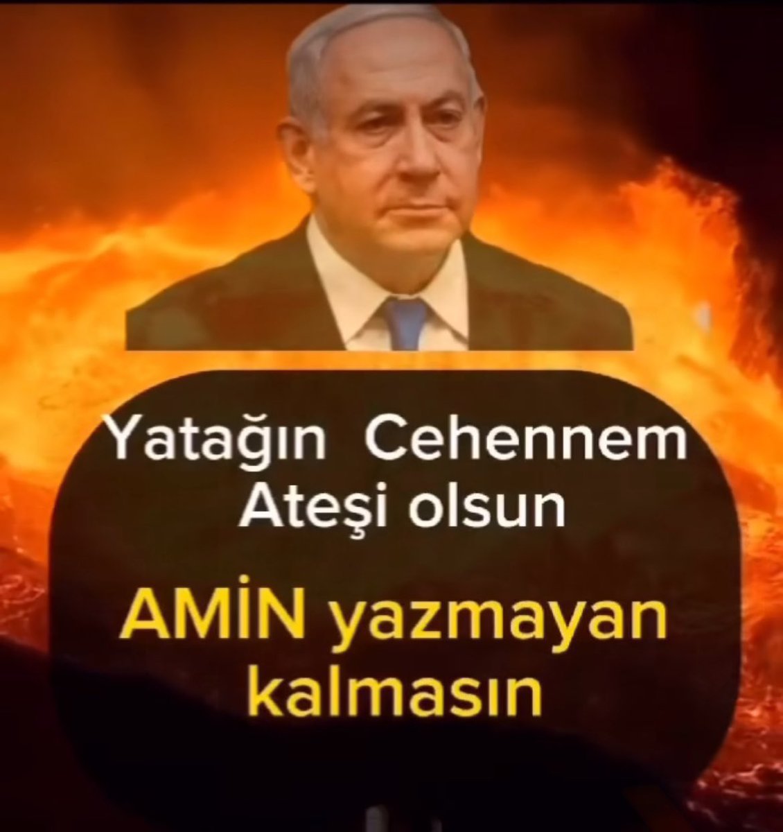Yatağın cehennem 
Ateşin bol olsun.

Amin

 #GlobalSumudFlotilla
#GazzeÖlüyor 
#GazaGenocide 
#SumudForGaza 
#SumudFlotilla