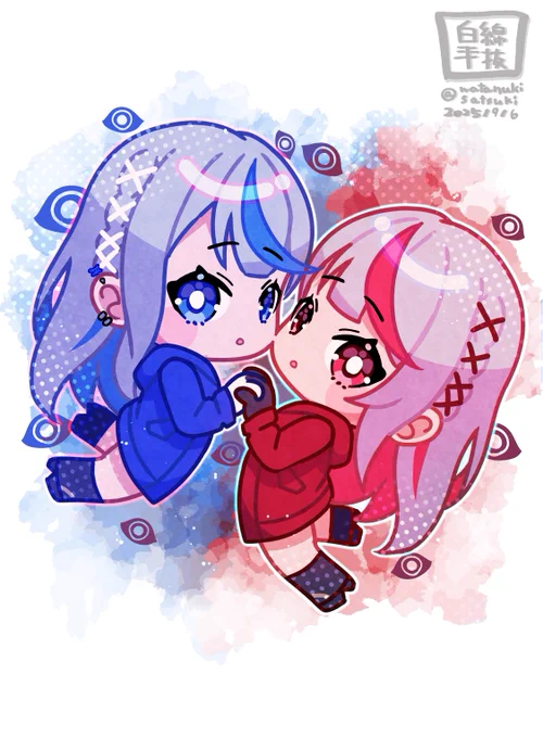 白背景バージョン #描いていルカ