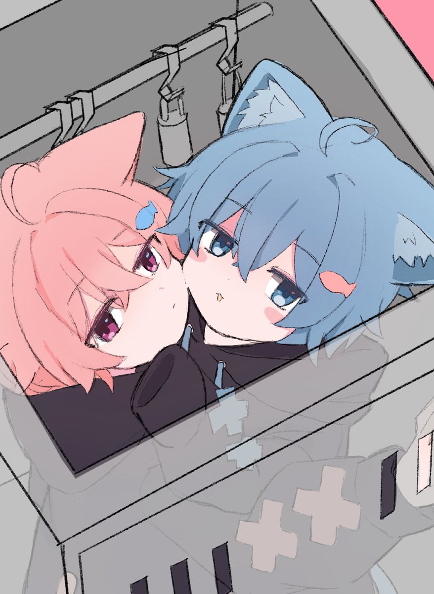 2Pラスクちゃんロッカー詰め詰めฅ^•ﻌ•^ฅ♡