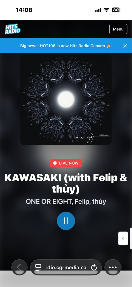 _lil_bunny_'s tweet photo. @HitsRadioCanada Thanks for playing Kawasaki🥰
#OneOfEight #FELIP #フェリップ #Thuy #FELIP_kawasaki @HitsRadioCanada #hitsradiocanada #GlobalPopFrenzy
🎧 https://t.co/6iOahA5s9i https://t.co/vgkcvNxYlE