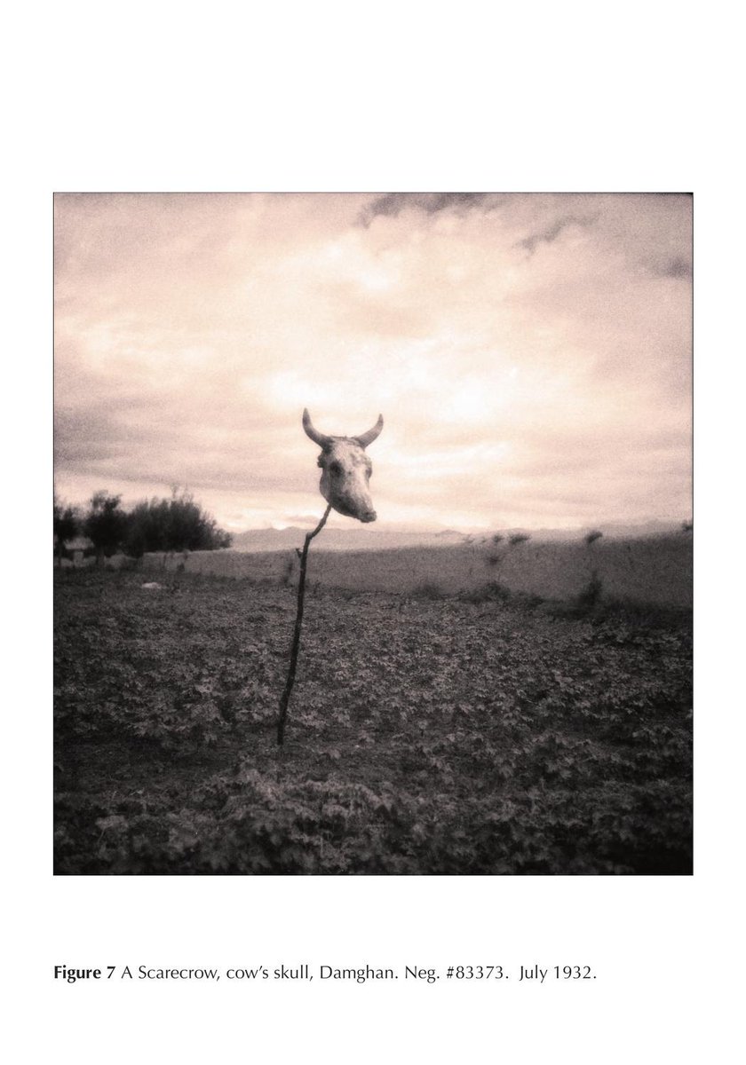 مترسکی با جمجمه گاو. دامغان، ايران.
اريک اشميت. 1932 م .