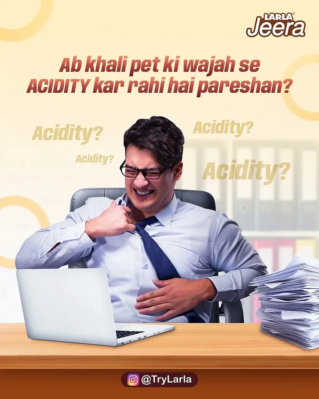 larlajeera's tweet photo. Larla Jeera Sachet – your saviour when breakfast is skipped and acidity kicks in!

We all have those rushed mornings—skipping breakfast, running on empty, and then dealing with that burning acidity, heartburn. That’s where Larla Jeera steps in. https://t.co/BTZjisNr5T