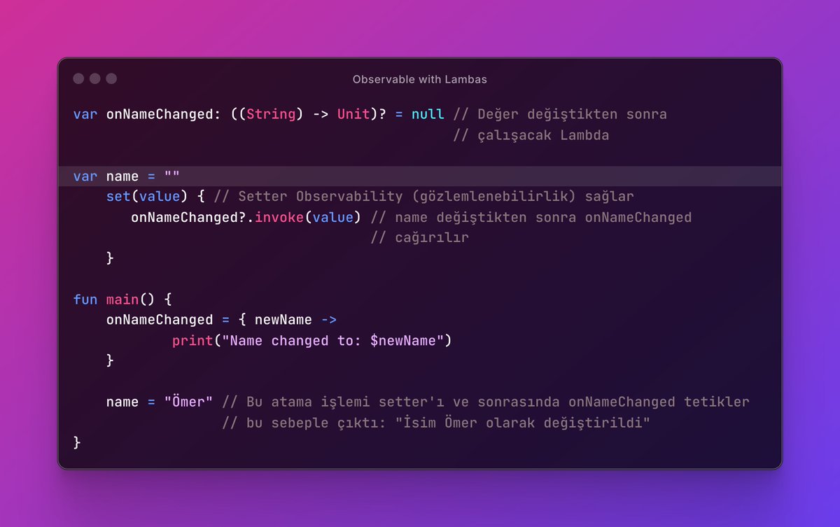 drmobiledev_tr's tweet image. Kotlin Lambda ile Observable Yapısı

#AndroidDev #KotlinObservable