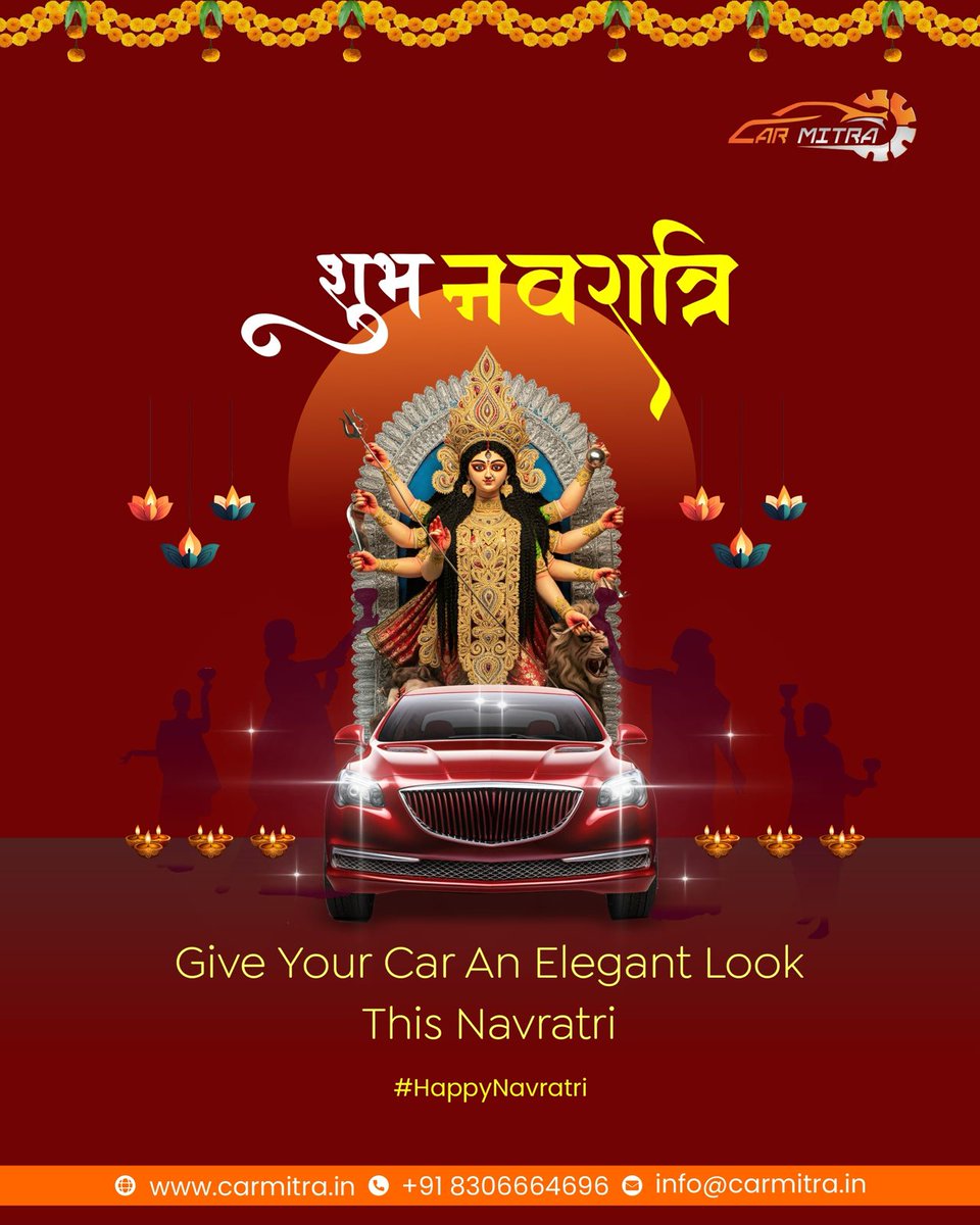 Drive safe. Celebrate pure. Shine bright.😍
Happy Navratri from Carmitra! 🚘🙌🏻

#HappyNavratri #ShubhNavratri #NavratriVibes #FestiveSeason #Navratri2025
