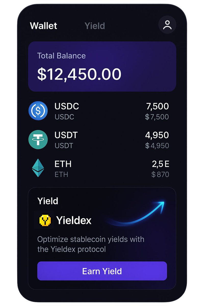 Imagine earning income on your stablecoins right in your wallet, and the protocol automatically finding the most profitable and safe pools for you. 

If only someone would make such a product...