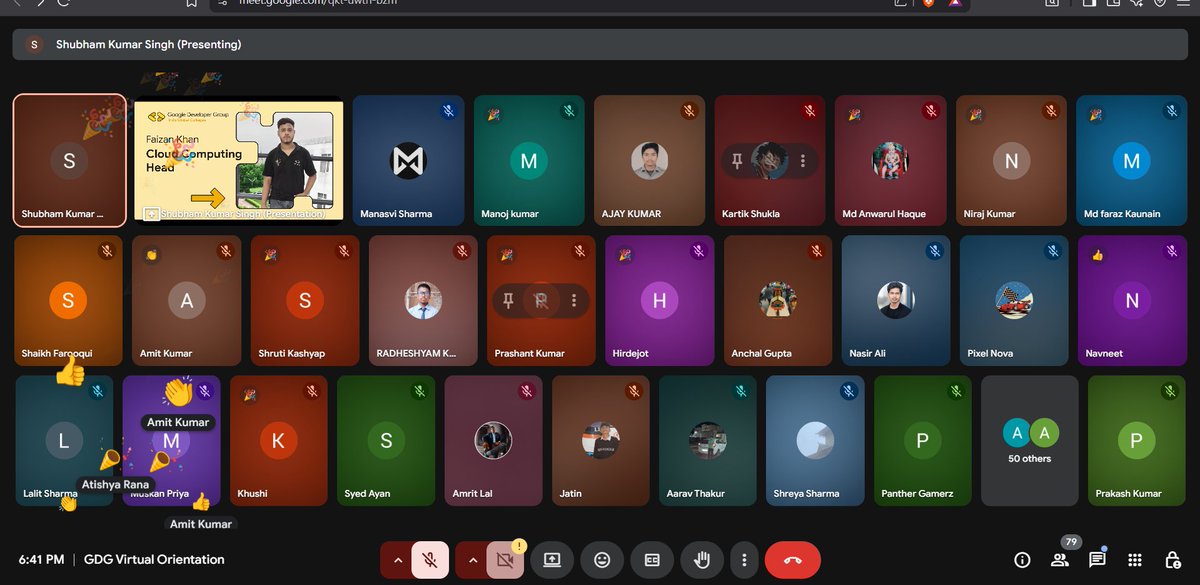 spam_prakash's tweet image. ✨ A new chapter begins!

Yesterday we hosted the Orientation for GDG 2025-26

✔️ Shared insights about #GDG and its benefits 
✔️ Announced our dynamic teams 

Looking forward to an exciting year ahead! 
#GoogleDevelopers #GDG_QU

@GDG_IGC @SSR23__ @SSR__jaihind