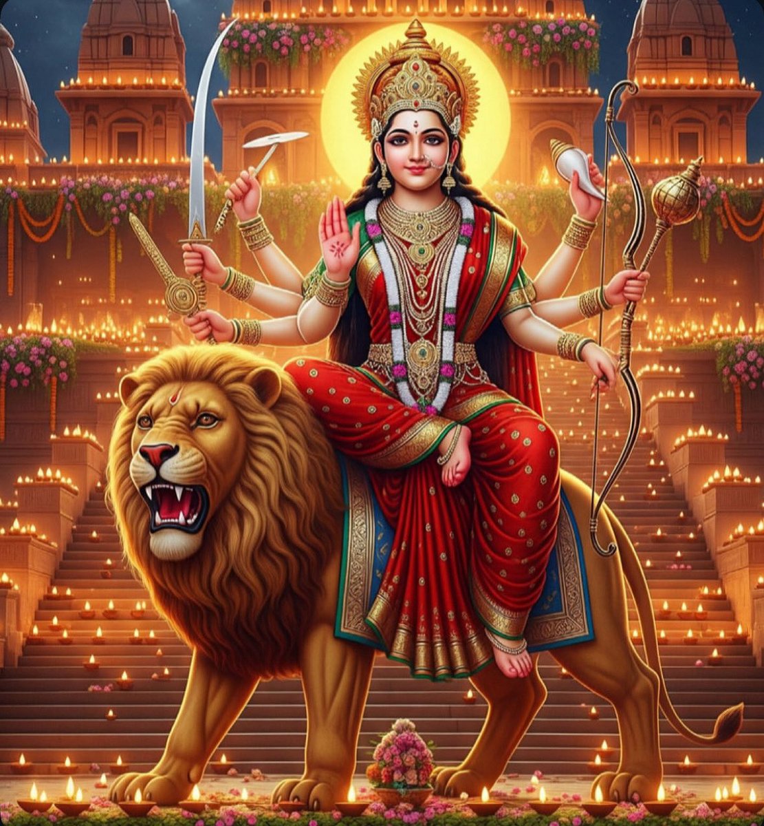 🌸Happy Navratri🌸

As we welcome these 9 sacred nights of devotion, puja, &amp; light, may Maa Durga bless each of us with strength, wisdom, and boundless love. 💫

#Navratri is more than a festival—it’s a reminder that within each of us lives the power to overcome darkness 🙏