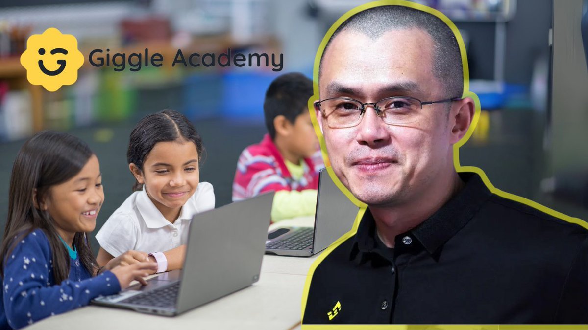 🥔CRIPTOVALUTE : Giggle Academy di @cz_binance raccoglie 1,3 milioni di dollari per l'istruzione gratuita K-12