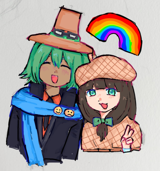 i havent posted in awhile so here are some doodles ive made ヾ(＾∇＾)