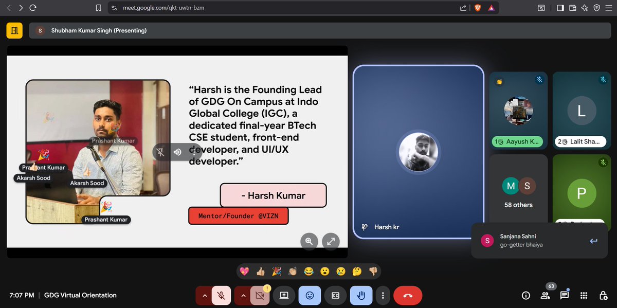 spam_prakash's tweet image. ✨ A new chapter begins!

Yesterday we hosted the Orientation for GDG 2025-26

✔️ Shared insights about #GDG and its benefits 
✔️ Announced our dynamic teams 

Looking forward to an exciting year ahead! 
#GoogleDevelopers #GDG_QU

@GDG_IGC @SSR23__ @SSR__jaihind