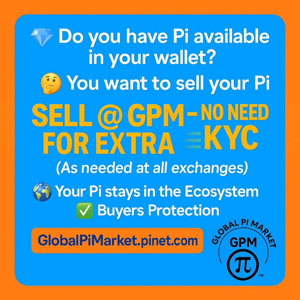 GPM GlobalPiMarket (@globalpimarket) on Twitter photo GPM GlobalPiMarket is NOT an exchange.
You can easily find buyers & sellers GPM GlobalPiMarket is NOT an exchange.
You can easily find buyers & sellers