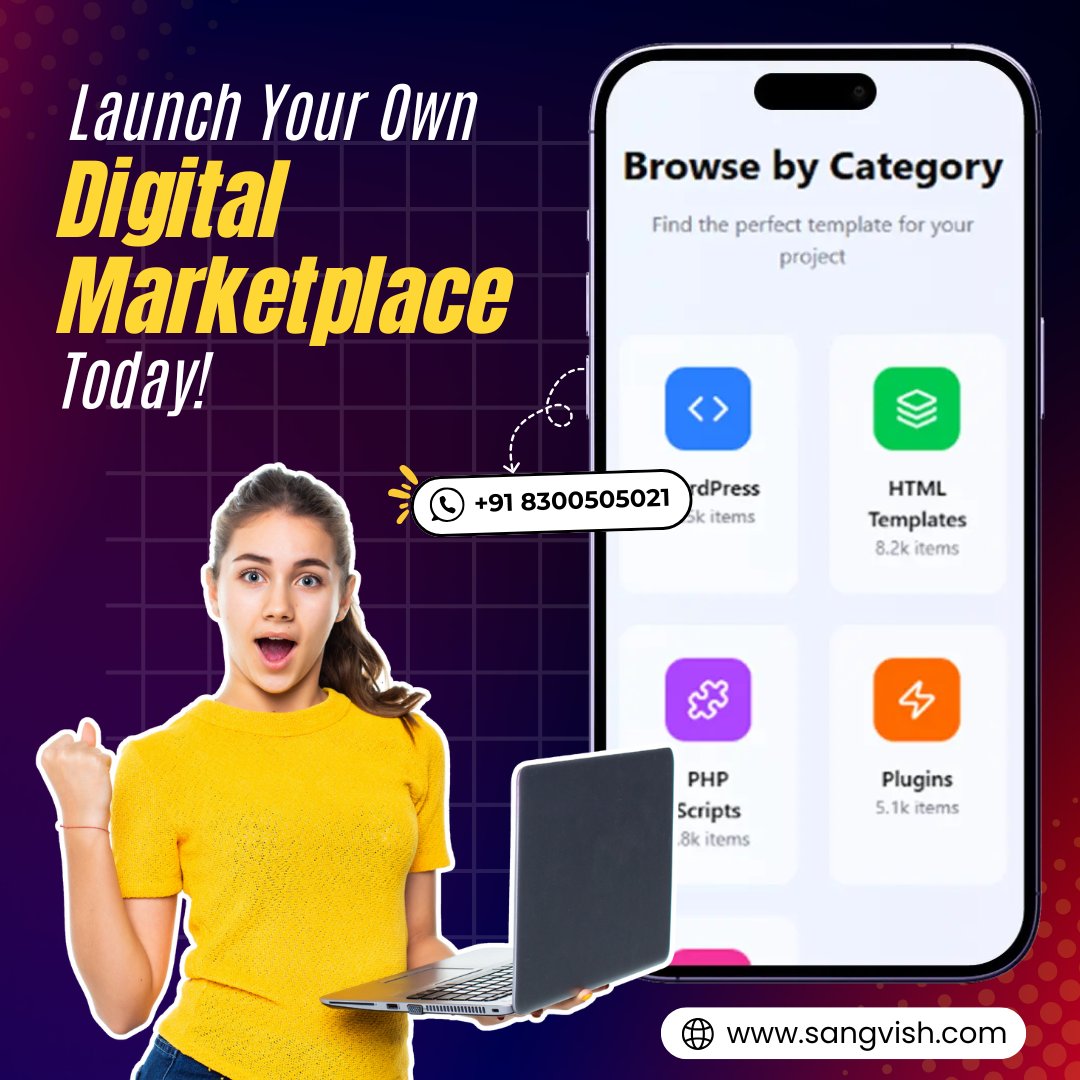 SangVishTech's tweet image. Build your own online marketplace in no time! Our Digital Marketplace Script is the smart, ready-made solution for entrepreneurs. 

Visit: sangvish.com/themeforest-cl…

#MarketplaceScript #Ecommerce #digitalmarketplacescript #business #startups