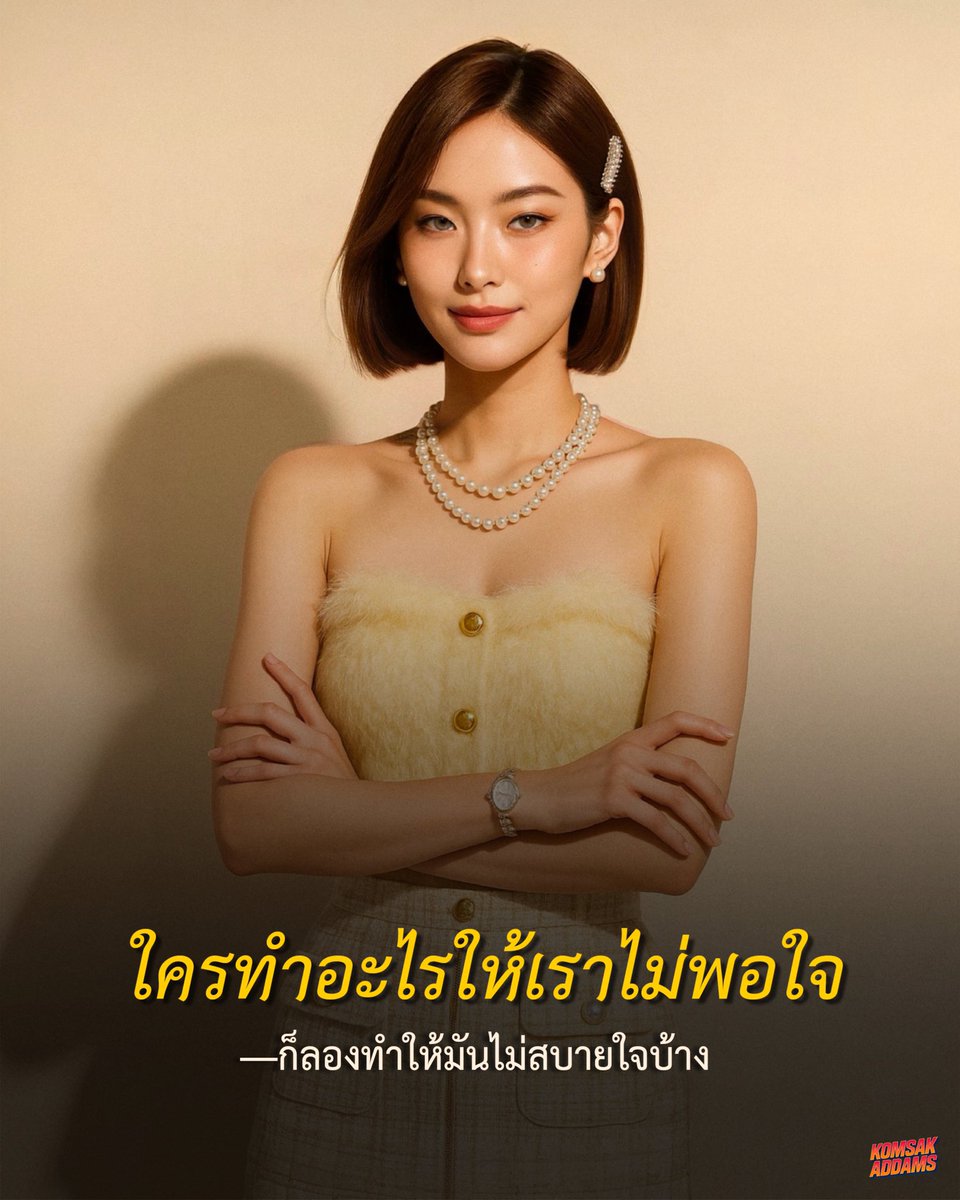 KomsakAddams's tweet photo. เมื่อทำแล้ว อาจพบว่า เราทำได้ดีกว่าที่เขาทำกับเราก็ได้นะคะ https://t.co/6fMrfq6ina