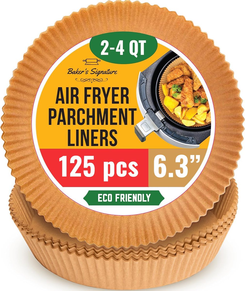 NasirNyns's tweet image. 6.3” Small Round Air Fryer Liners, 2-4 qt Airfryer Paper Liners, 125Pcs Disposable parchment paper for air fryer – Non-Stick and Oil Proof for Easy Cleanup...
About this item 
•EASIER CLEANUP &amp;amp; TIME SAVINGS  your ... routine
Get It Access Now!!!
👇👇👇
amzn.to/42H61Yq