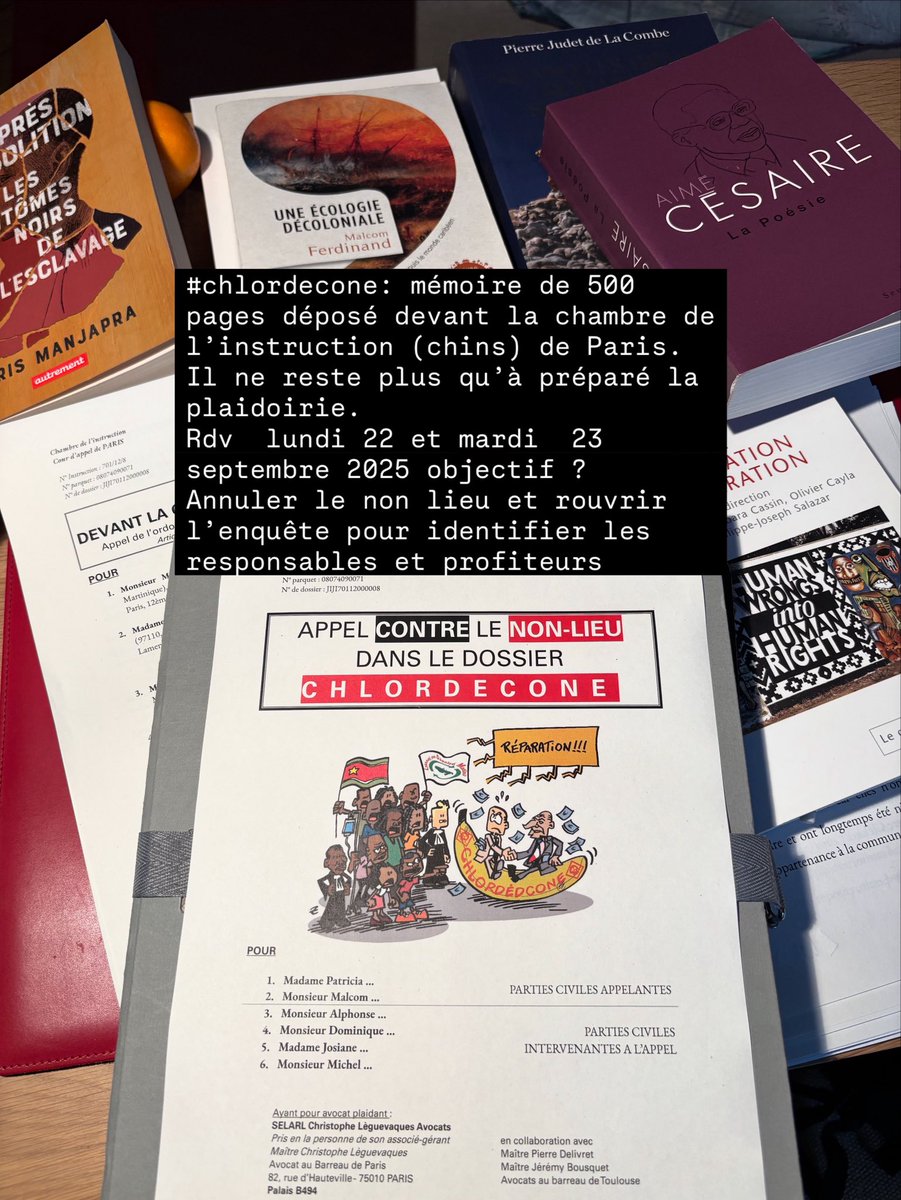 CLeguevaques31's tweet photo. . Eh les médias @PresseJu vous nous bassinez avec la disparition d’1femme (#jubilar) mais (presque) rien sur la disparition de milliers de femmes hommes et enfants en raison de la pollution au #chlordecone > 2 jours d audience à la CHINS de Paris. Les #antillais comptent moins? https://t.co/Br5vOjUvGc