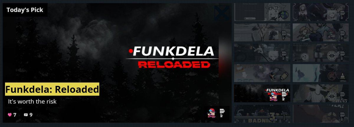 ...holy shit

we got on the Today's Picks on Gamebanana!!!

Funky Dunky is on the front page

thank you guys so much holy shit🥹🥹