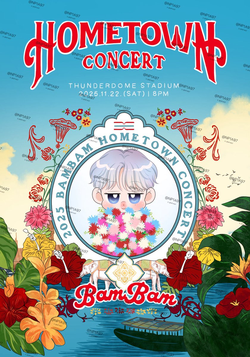 ผังยังไม่มา ⬇️
บัตรยังไม่กด ⬇️
รายละเอียดงานยังไม่ออก ⬇️
แต่ของแจกมาละ ⬆️🥹🤣

2025 BamBam HOMETOWN Concert in Bangkok

🏟️ Thunderdome Stadium
📆 Saturday, November 22, 2025

((จะแจกอะไรเดี๋ยวแจ้งอีกทีกำลังปรึกษากับพี่พี่ๆอยู่ครับผม555555))

#HOMETOWN
#BamBam_Concert_HOMETOWN